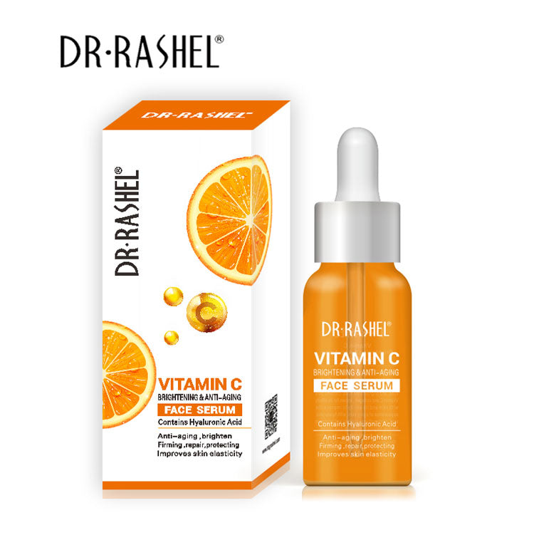 Dr. Rashel 5-in-1 Vitamin C Skincare Set: Cleanser, Toner, Serum, Cream, Eye Serum - Radiant Skin Essentials!"