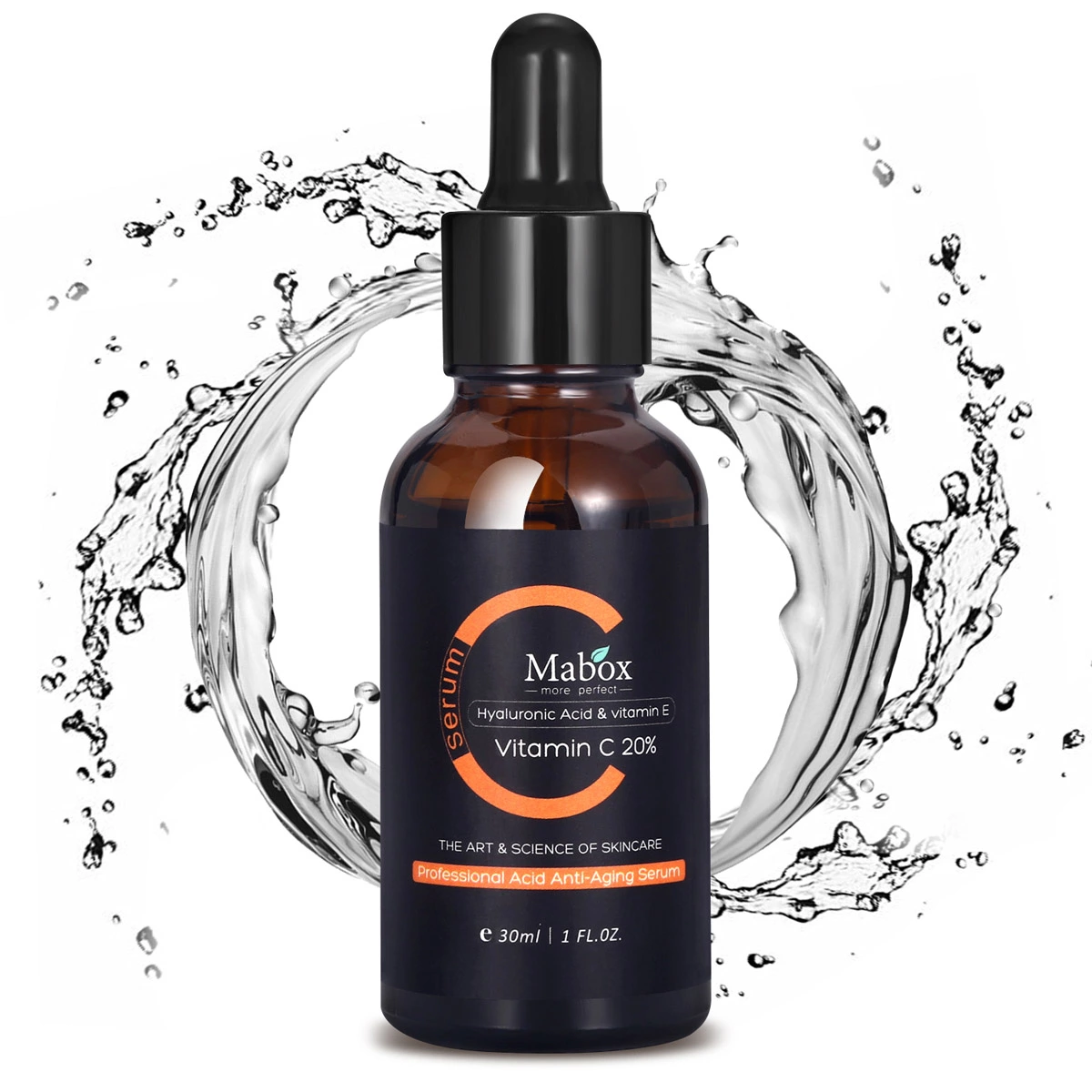 3 in 1Mabox Acne Pack-Vitamin C Serum, Black Mask And Retinol Cream