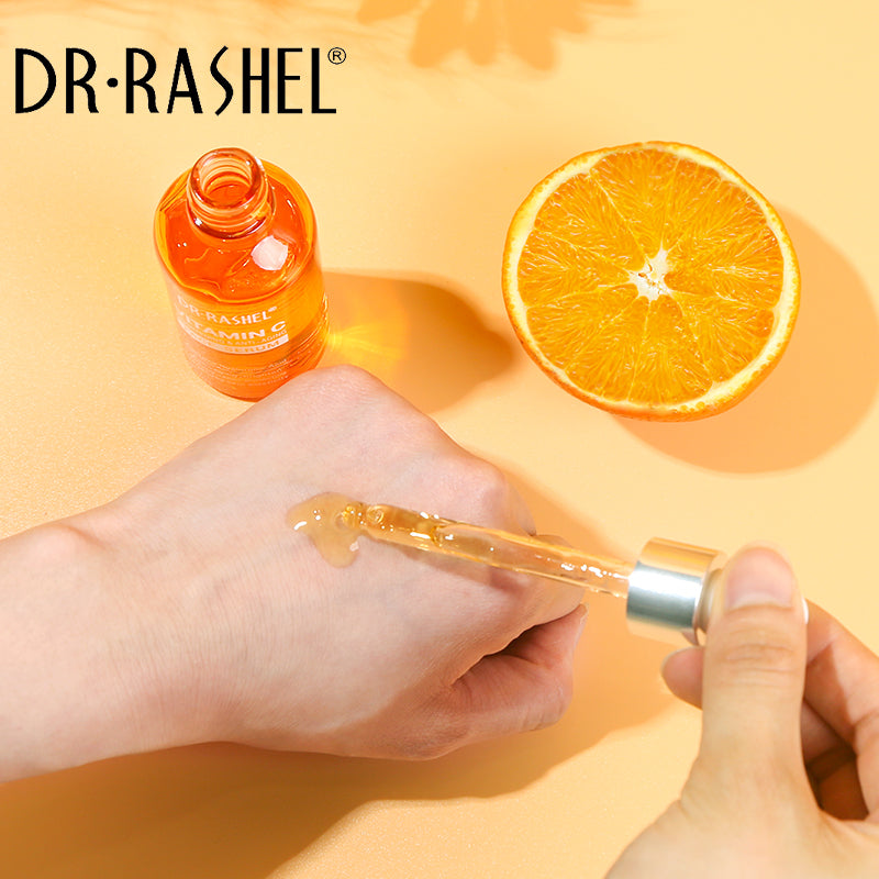 Dr. Rashel 5-in-1 Vitamin C Skincare Set: Cleanser, Toner, Serum, Cream, Eye Serum - Radiant Skin Essentials!"