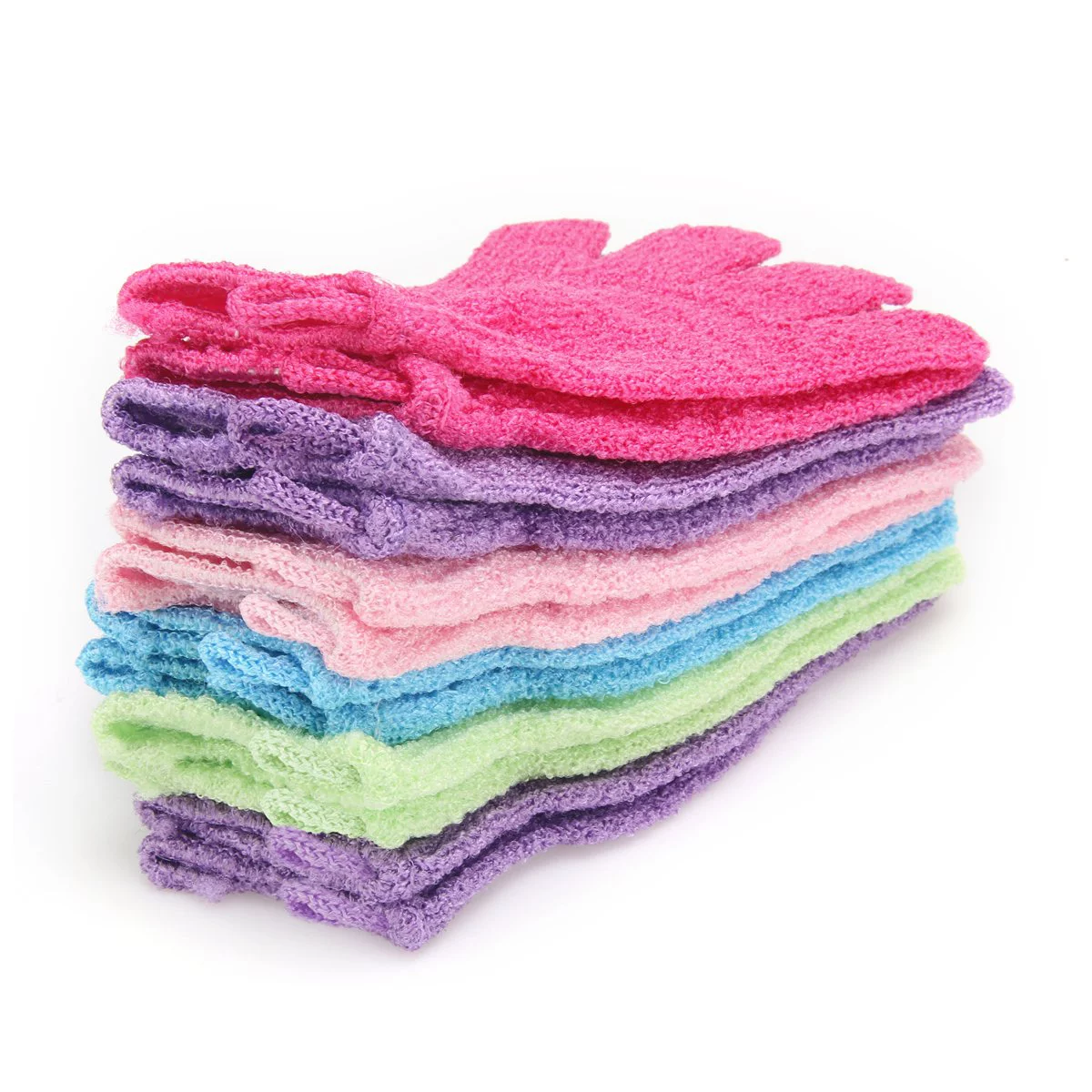 4 in 1 Bathing Accessories, Bathing Gloves, Back Scrubber, Silicone Body Scrubber