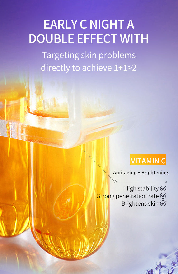 Dr. Rashel Vitamin C & Retinol Day & Night Face Serum Dual Action Skincare Serum Combo Pack