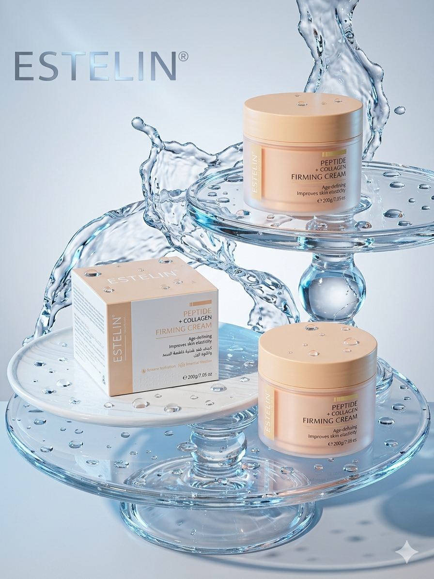 Collagen Peptides Firming Face Cream, Reduce Wrinkles, Anti-Aging