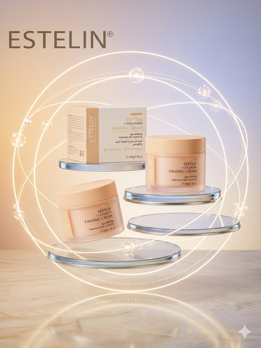 Collagen Peptides Firming Face Cream, Reduce Wrinkles, Anti-Aging