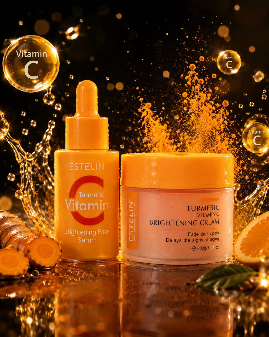 Vitamin C + Turmeric Glow Boost 2 in 1 Combo