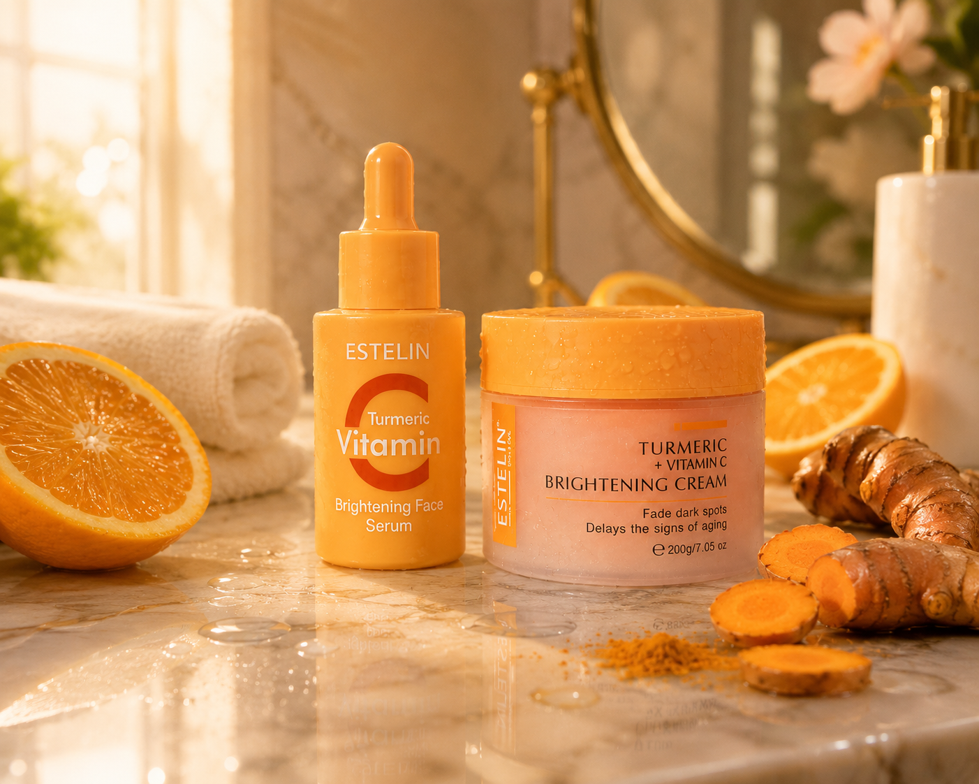 Vitamin C + Turmeric Glow Boost 2 in 1 Combo