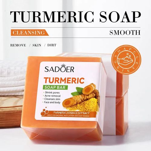 Organic Turmeric Face Serum + FREE SOAP COMBO Antioxidant/ Anti-aging /Hydrating/Anti-Acne/Dark Spots Corrector