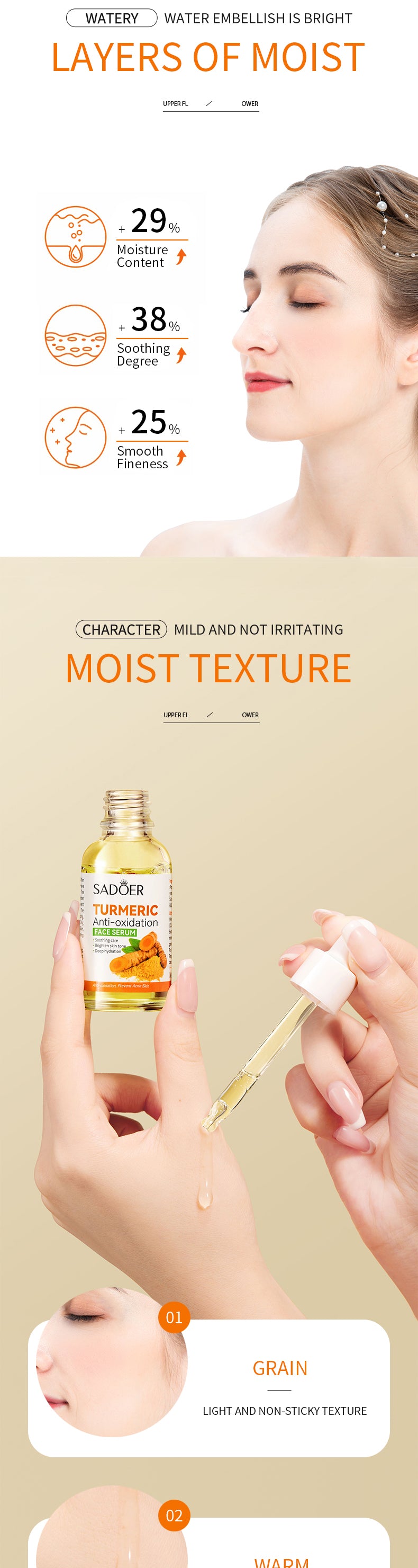 Organic Turmeric Face Serum + FREE SOAP COMBO Antioxidant/ Anti-aging /Hydrating/Anti-Acne/Dark Spots Corrector