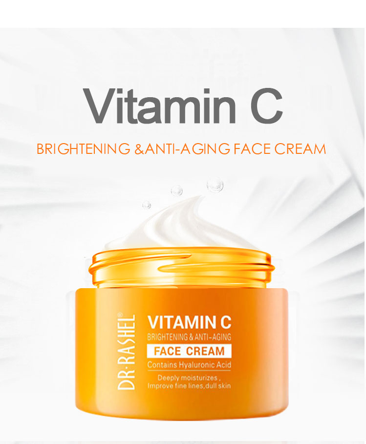 Dr. Rashel 5-in-1 Vitamin C Skincare Set: Cleanser, Toner, Serum, Cream, Eye Serum - Radiant Skin Essentials!"