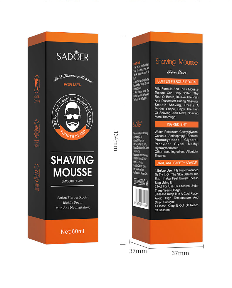 Silky Smooth Shaving Mousse Plus Face Lotion : Elevate Your Shave Game!