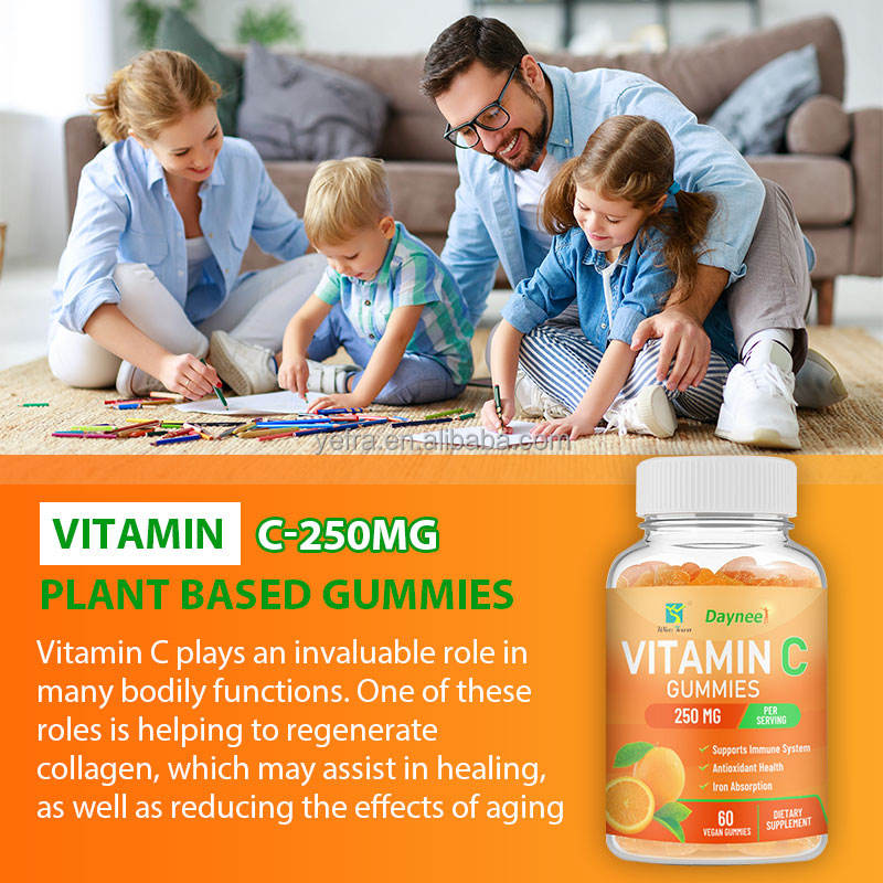 Immune Boosting Delight: 250 mg Vitamin C Gummies for Optimal Health