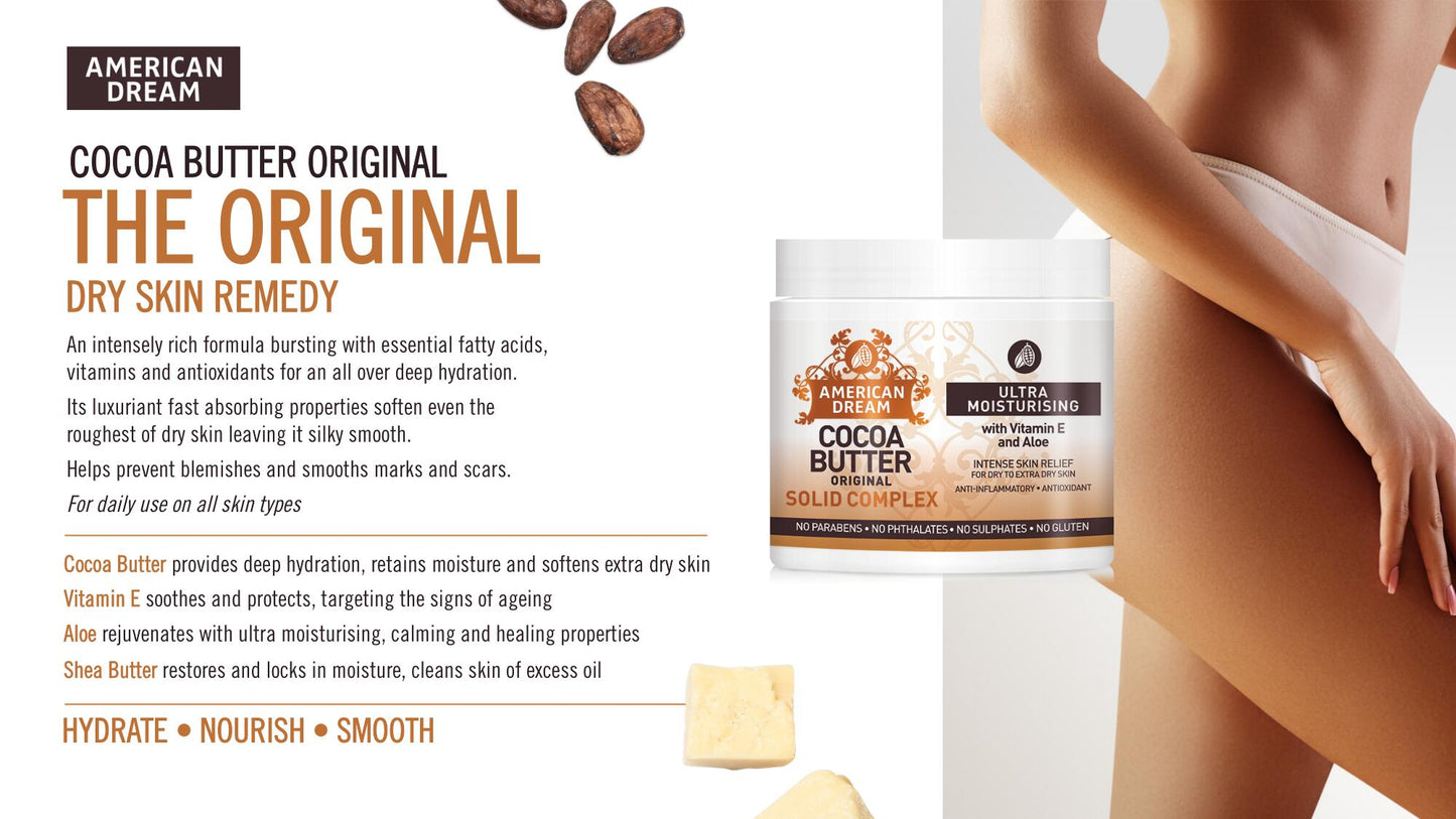 Experience the Luxurious Softness of American Dream Cocoa Butter Creams