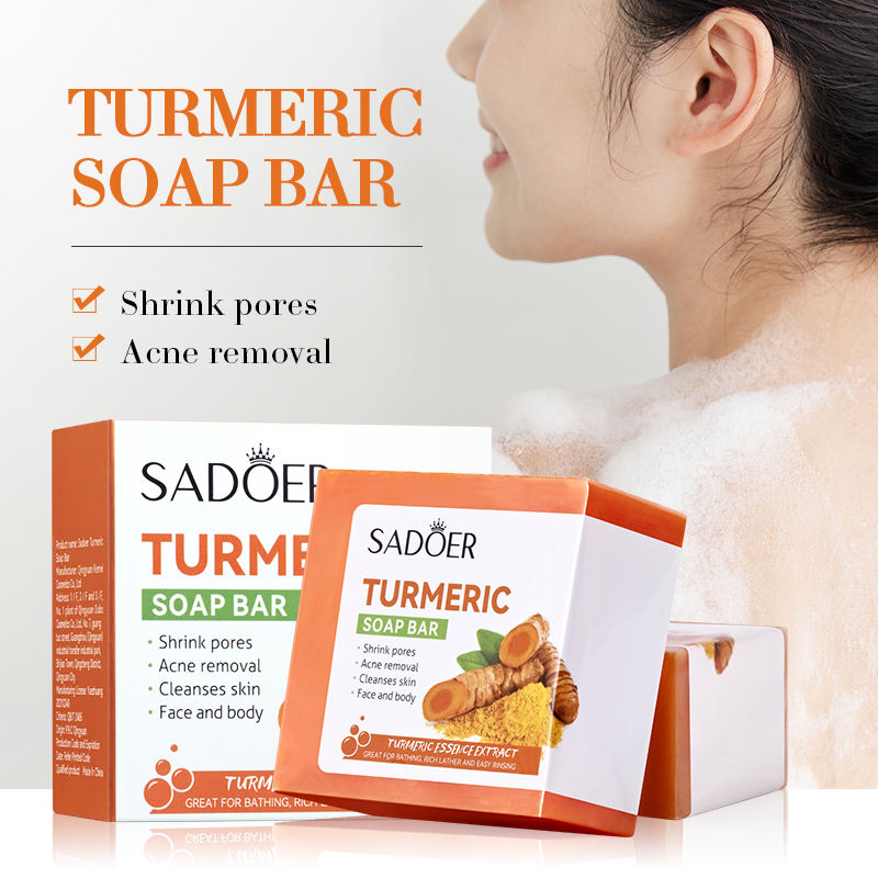 Organic Turmeric 5 in 1 set, Face Cream, Face Serum, Soap Bar, Face Toner, Cleanser