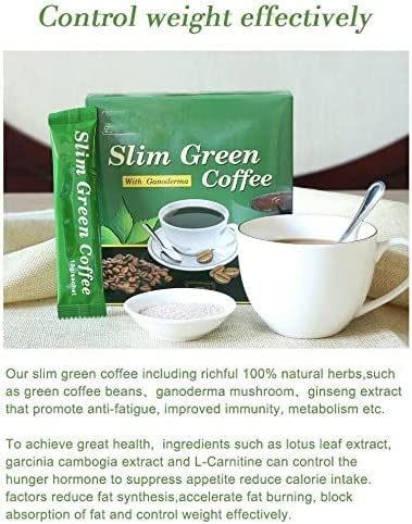 Slim Green Coffee with Ganoderma Mushroom for Weightloss