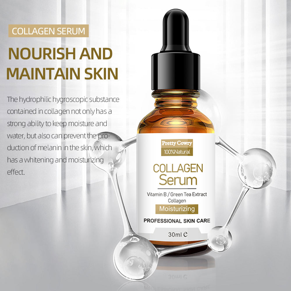 3 in 1 Collagen Face Serum Anti Aging Serum Reduces Wrinkles, Heals and Repairs Skin - Collagen Serum for All Skin Types
