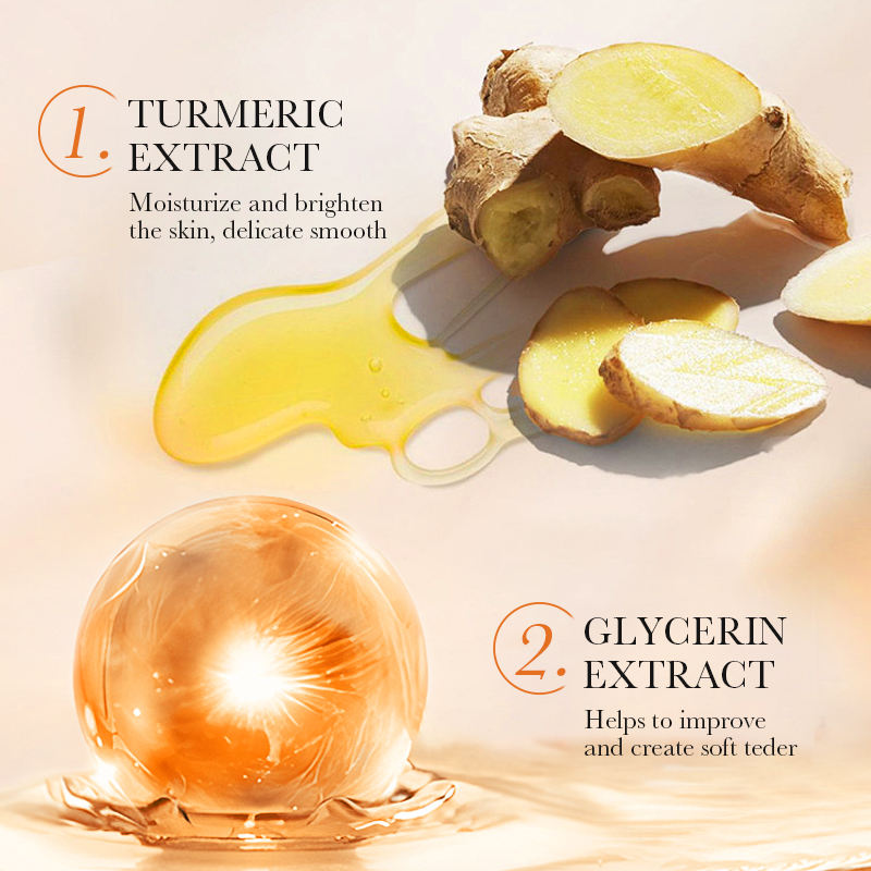 Organic Turmeric Face Serum + FREE SOAP COMBO Antioxidant/ Anti-aging /Hydrating/Anti-Acne/Dark Spots Corrector