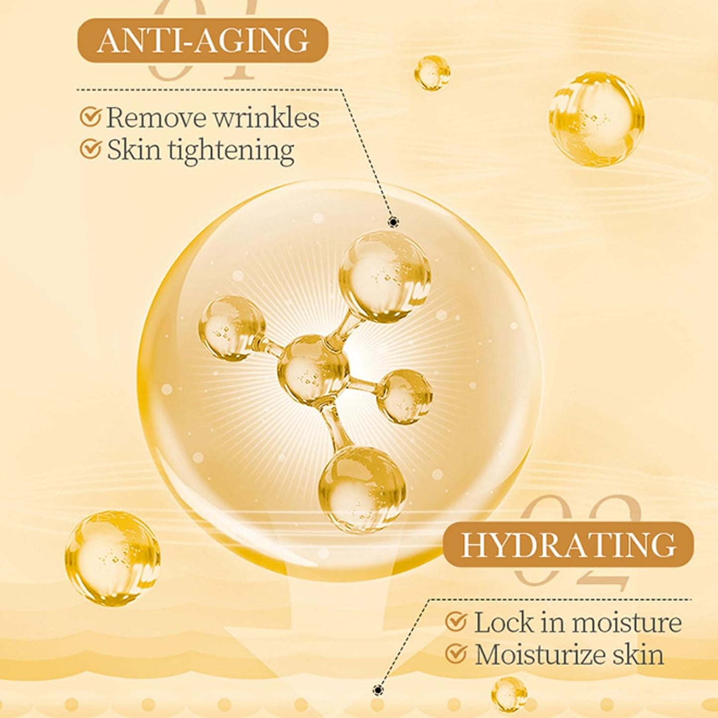 Collagen Face Cream, Collagen Facial Moisturizer, Collagen Firming Cream for Face, Reduce Fine Lines, Anti-Aging and Anti-Wrinkle, Moisturizing & Smooth,