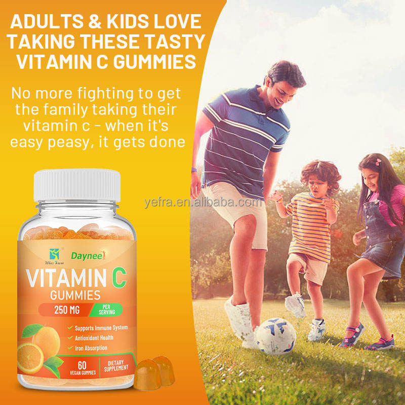 Immune Boosting Delight: 250 mg Vitamin C Gummies for Optimal Health