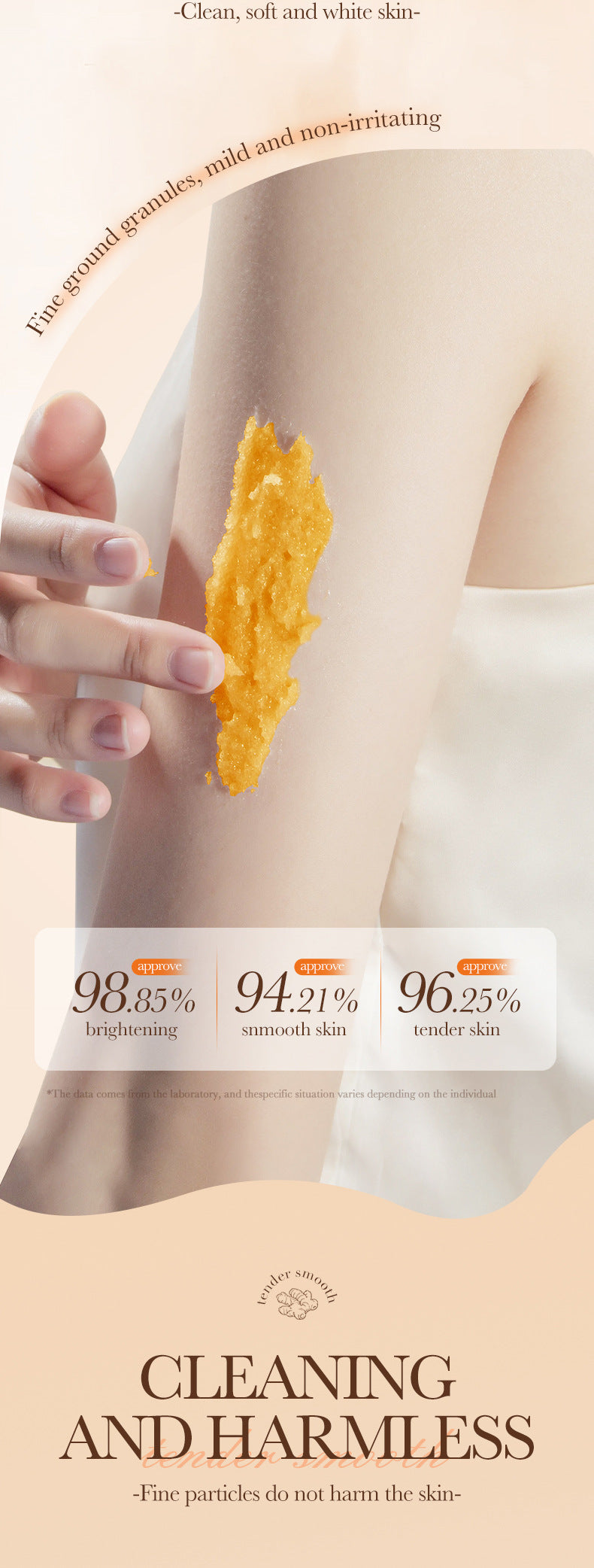 Organic Turmeric Antioxidant Exfoliating Anti Wrinkle Scrub