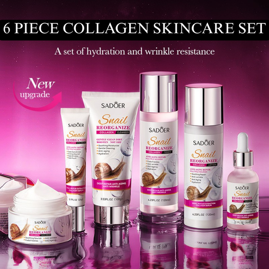 6-Piece Snail Collagen Set  - Complete Anti-Aging Routine
