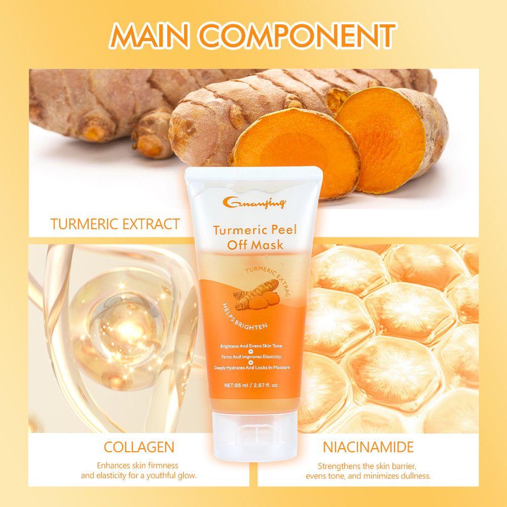 Turmeric & Retinol Overnight Peel-Off Mask – Even Skin Tone & Tightening
