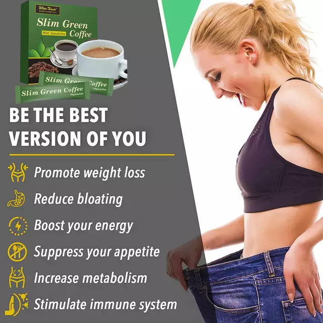 Slim Green Coffee with Ganoderma Mushroom for Weightloss