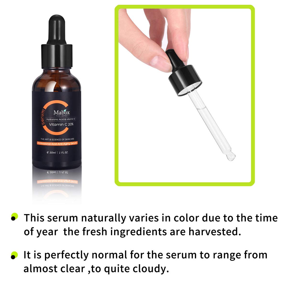 Radiant Glow Vitamin C Serum by Mabox - Brighten, Hydrate, and Rejuvenate Your Skin!