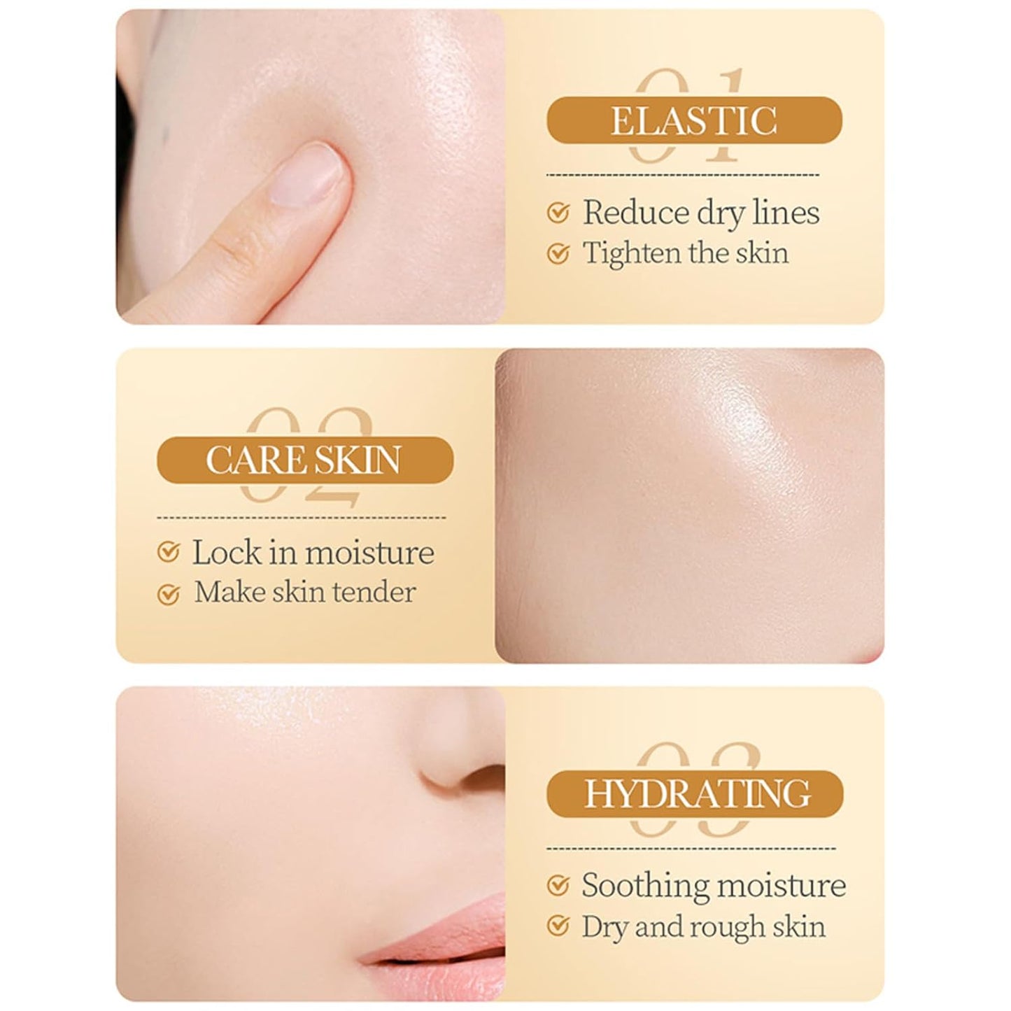 Collagen Face Cream, Collagen Facial Moisturizer, Collagen Firming Cream for Face, Reduce Fine Lines, Anti-Aging and Anti-Wrinkle, Moisturizing & Smooth,