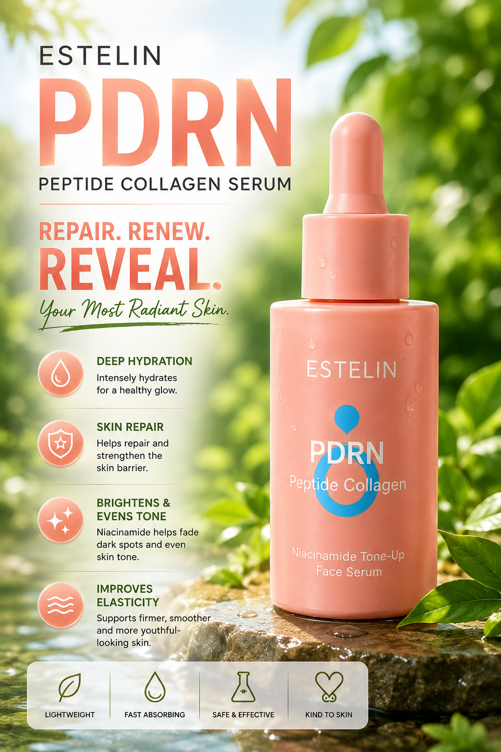 PDRN Peptide Collagen Serum