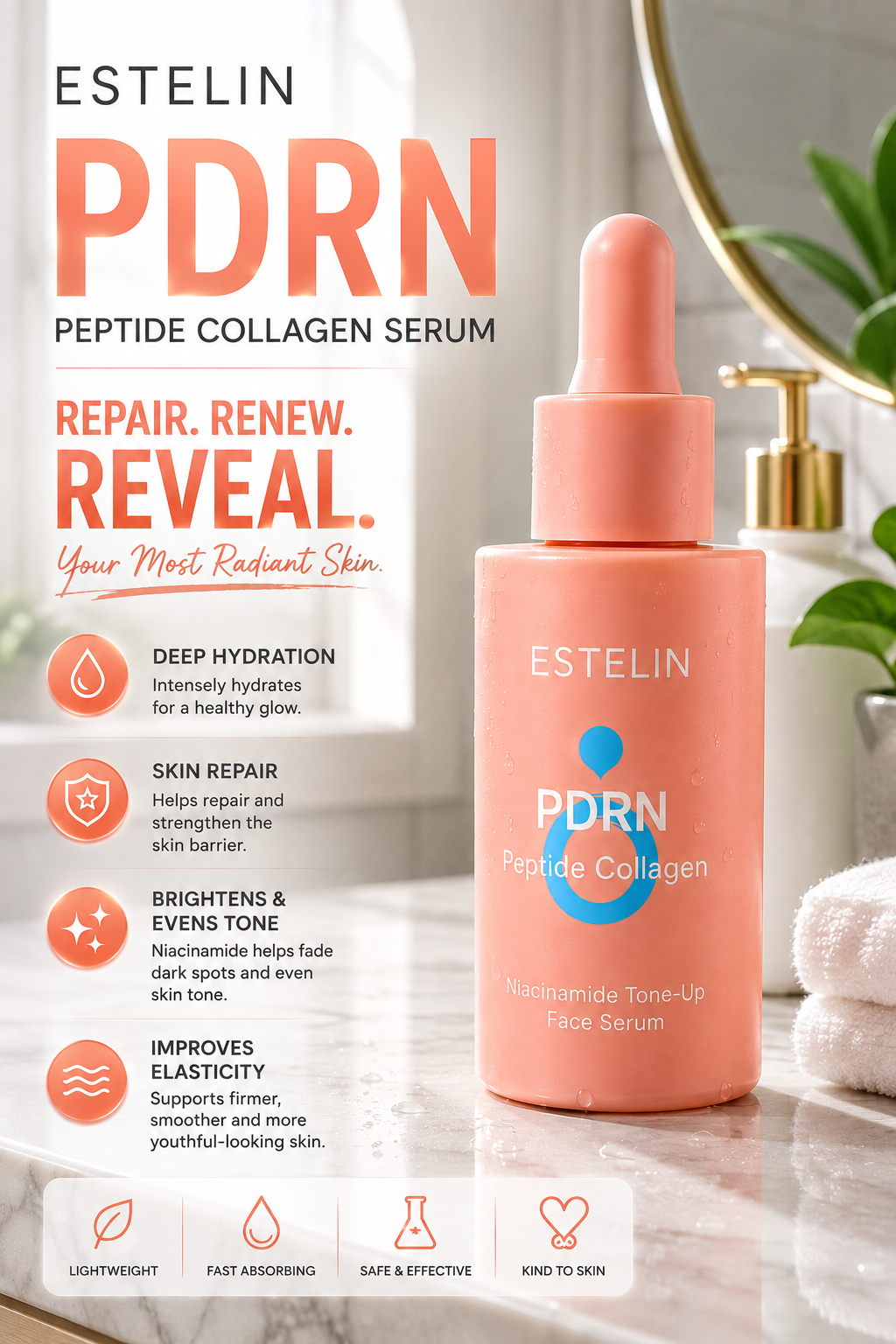 PDRN Peptide Collagen Serum