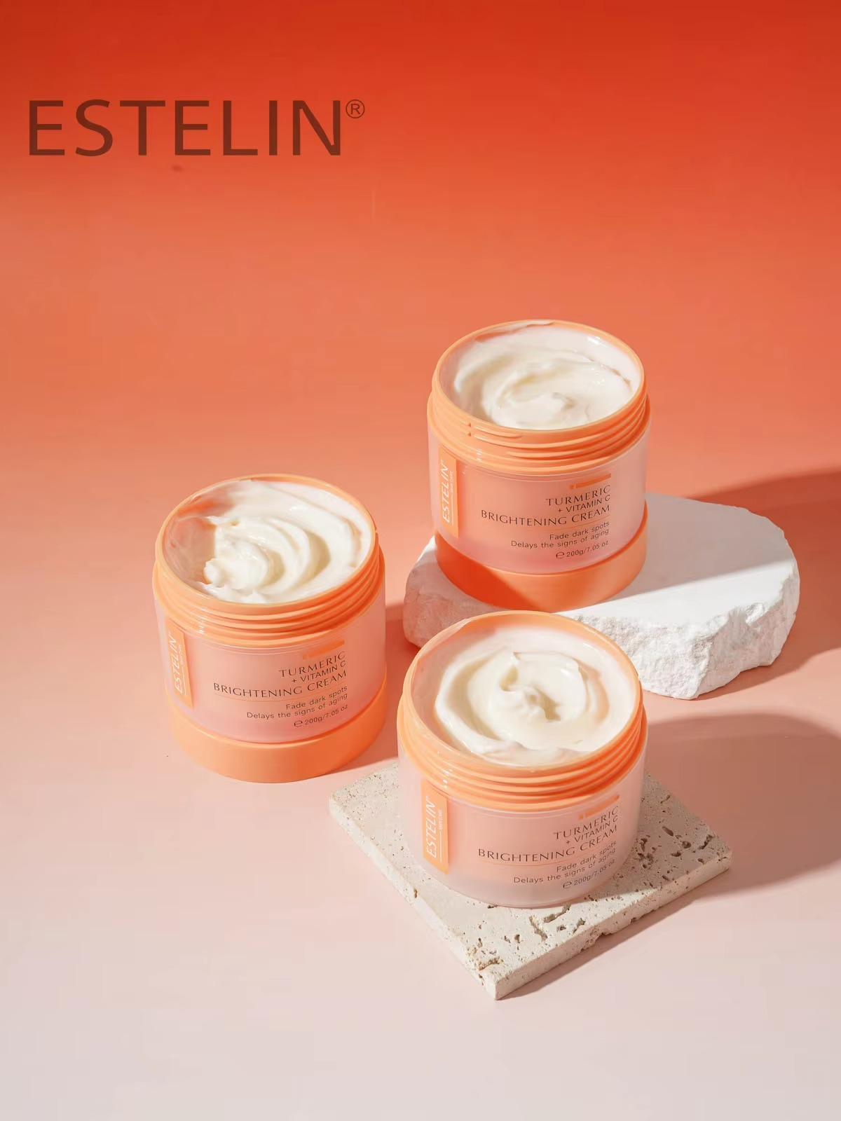Turmeric + Vitamin C Face Cream  Brightening • Even Tone • Natural Glow. Dark Spots Corrector