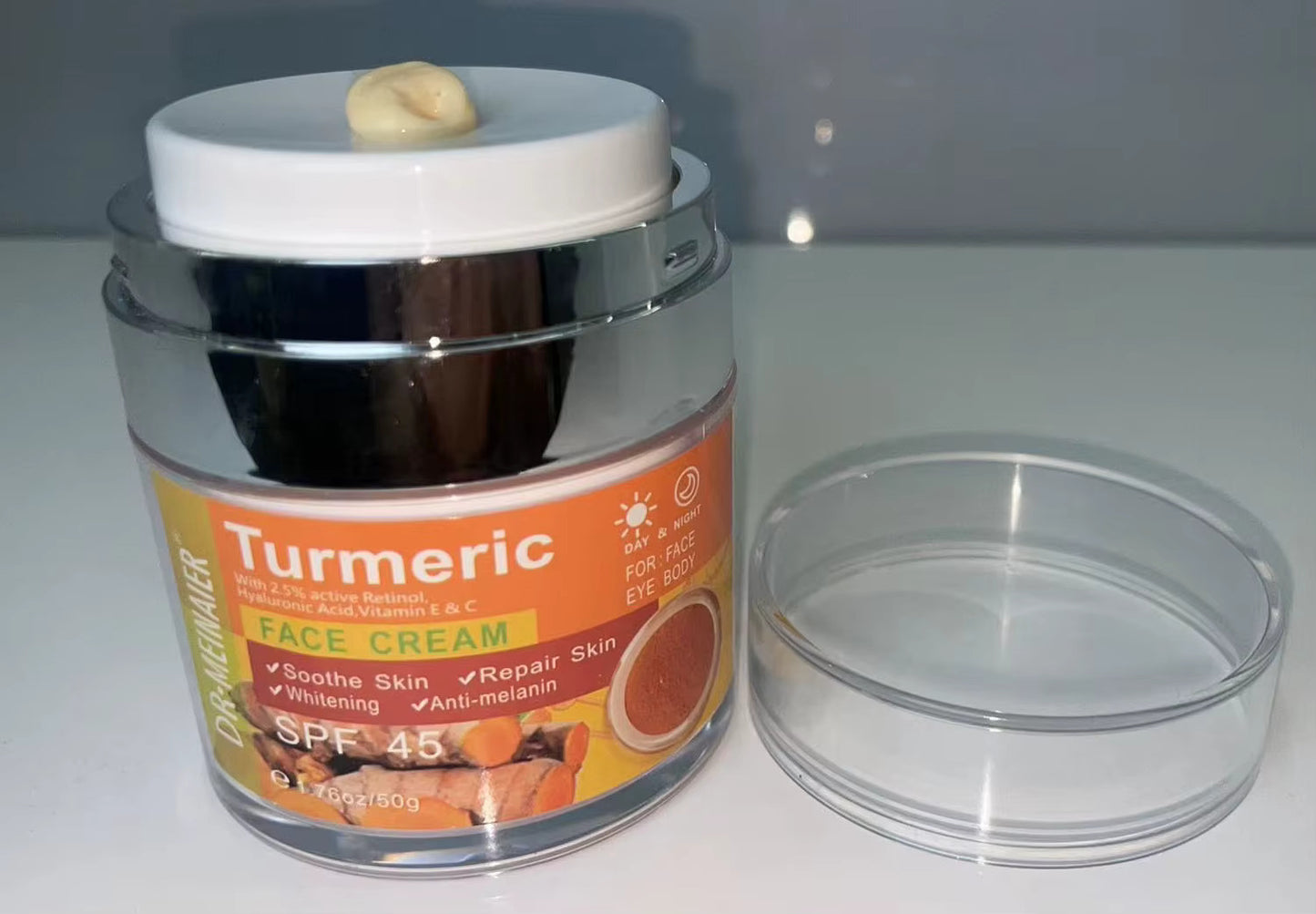 Turmeric Face Cream Antioxidant/ Anti-aging /Hydrating/Anti-Acne/Dark Spots Corrector