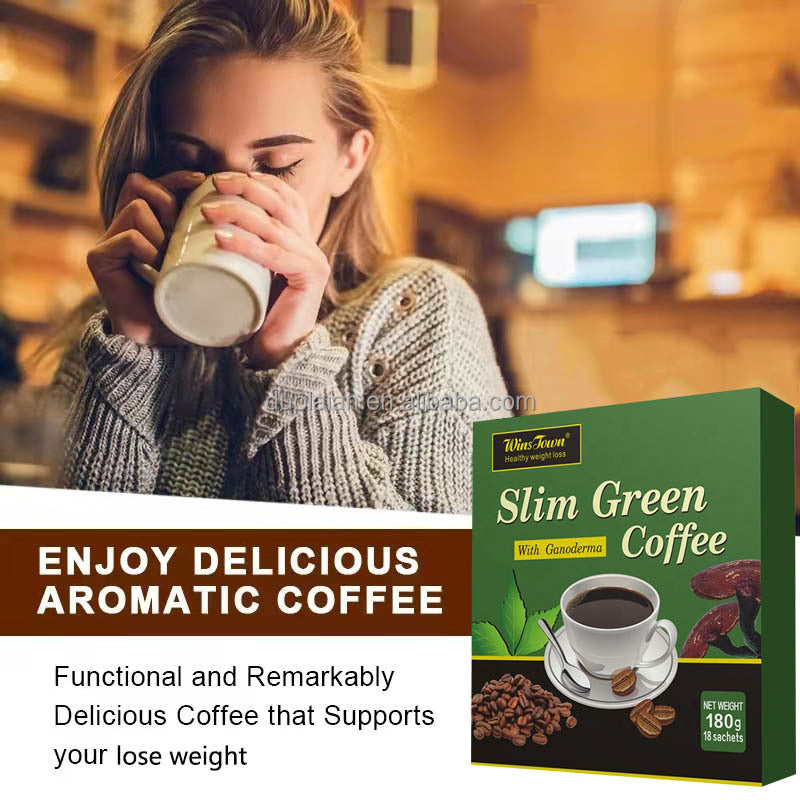 Slim Green Coffee with Ganoderma Mushroom for Weightloss