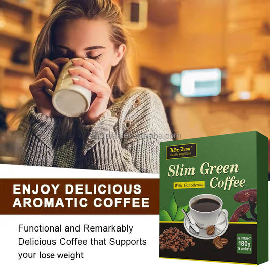 Slim Green Coffee with Ganoderma Mushroom for Weightloss