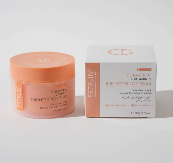 Turmeric + Vitamin C Face Cream  Brightening • Even Tone • Natural Glow. Dark Spots Corrector