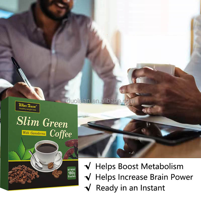 Slim Green Coffee with Ganoderma Mushroom for Weightloss