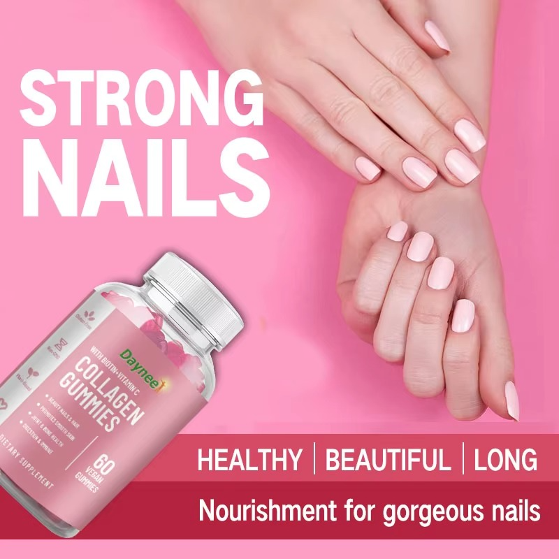 Collagen Gummies with Biotin & Vitamin C – Boost Hair, Skin & Nail Health Naturally