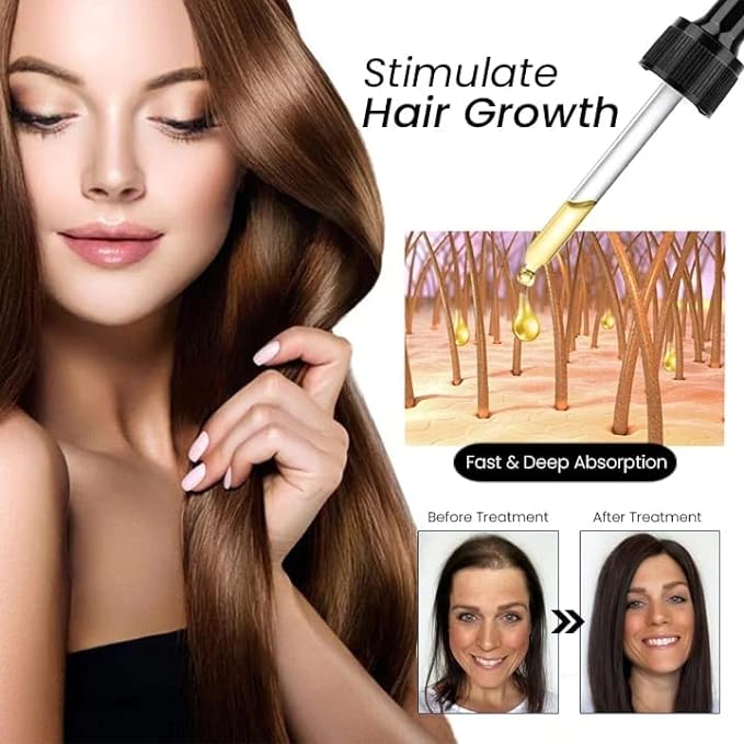 Sadoer Hair Growth Serum: Advanced Rapid Hair Growth Serum for Stronger, Fuller Hair