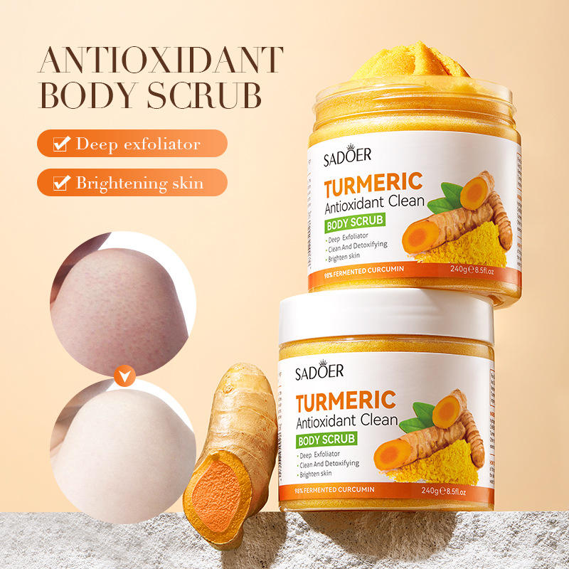 Organic Turmeric Antioxidant Exfoliating Anti Wrinkle Scrub