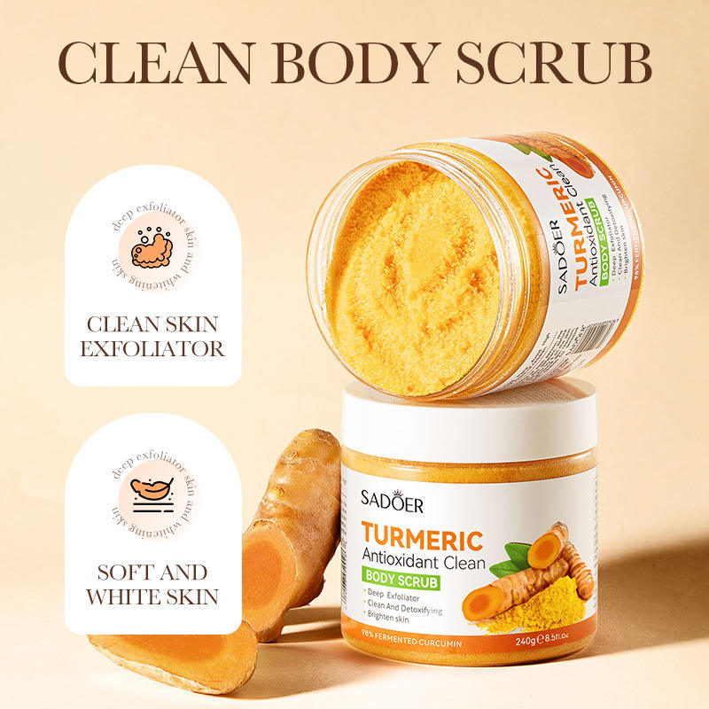 Organic Turmeric Antioxidant Exfoliating Anti Wrinkle Scrub