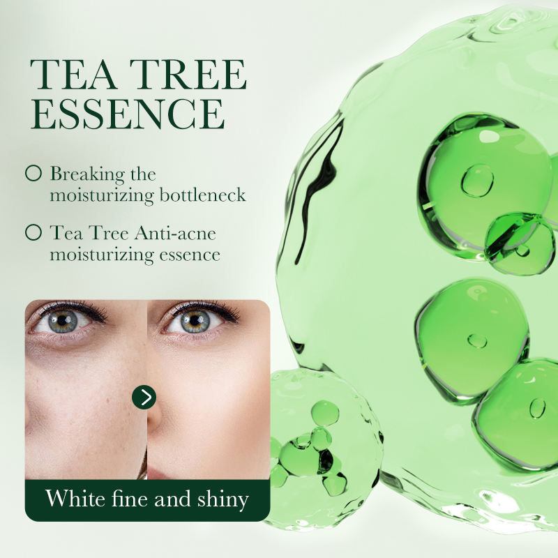 100% Organic Tea Tree Oil Acne Control Face Cream for Smooth Skin Care