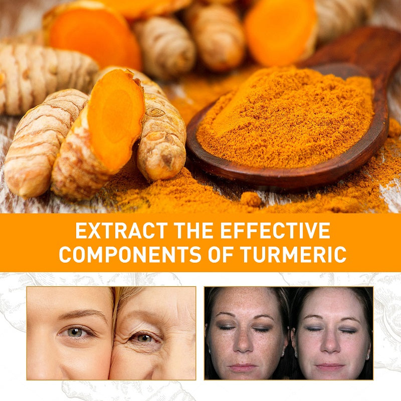 Organic Turmeric Face Serum + FREE SOAP COMBO Antioxidant/ Anti-aging /Hydrating/Anti-Acne/Dark Spots Corrector